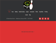 Tablet Screenshot of midcountylanes.com